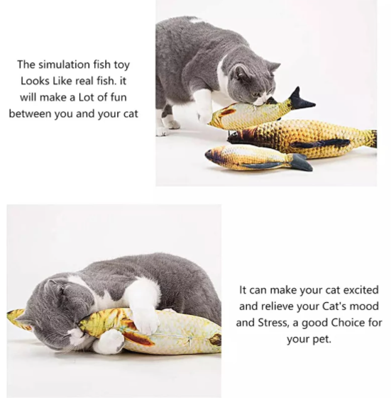 Electric Moving Fish Pet Toy, flippity fish toy cat toy Amzi Pets Electric Moving Fish Pet Toy, flippity fish toy cat toy Amzi Pets